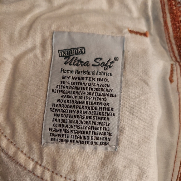 Nwt Flame Resistant Riverside Protective Apparel F/R Denim Jeans HRC2 40x31 - Picture 8 of 12